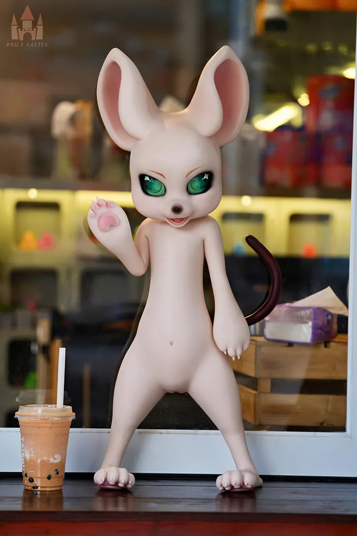 80cm (2ft7) Furry All-In-One Silicone Sex Doll - Cheese Mouse